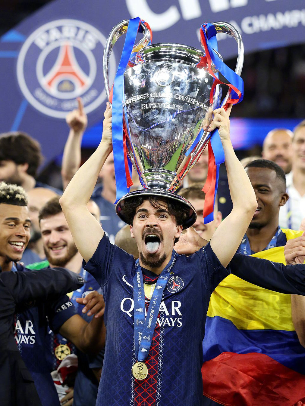 2026 UEFA Champions League Champions Medal Paris Saint-Germain Budapest Final Collectible Football Memorabilia