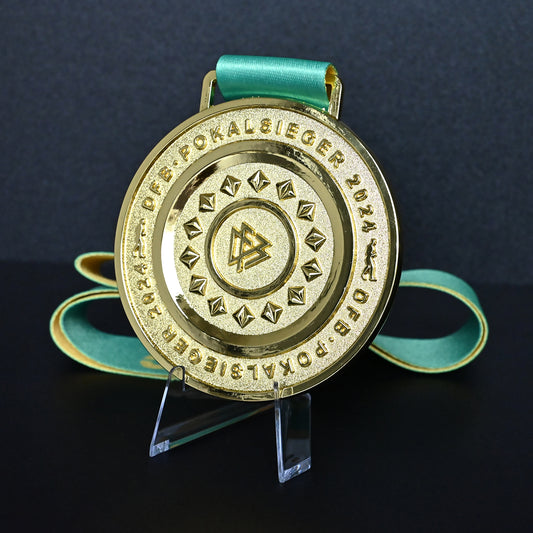 2024 DFB-Pokal Champions Medal Bayer 04 Leverkusen Berlin Final Football Collectible Memorabilia
