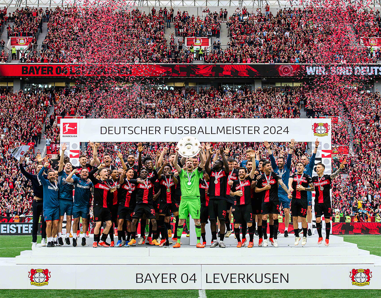 2024 Bundesliga Champions Medal Bayer 04 Leverkusen BayArena Final Football Collectible Memorabilia