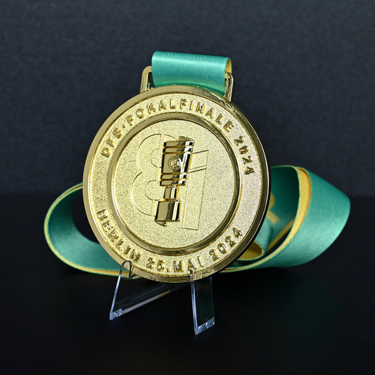 2024 DFB-Pokal Champions Medal Bayer 04 Leverkusen Berlin Final Football Collectible Memorabilia