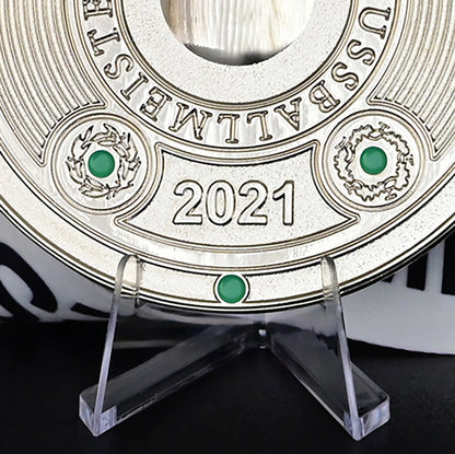 2021 Bundesliga Champions Medal FC Bayern Munich Berlin Final Football Collectible Memorabilia