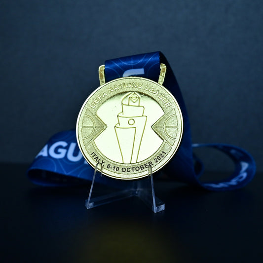 2021 UEFA Nations League Champions Replica Medal | France Finals Fan Collectible & Commemorative Souvenir
