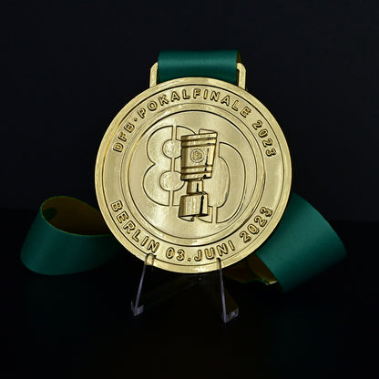 2023 DFB-Pokal Champions Medal RB Leipzig Berlin Final Football Collectible Memorabilia