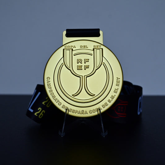 2026 Copa del Rey Champions Medal Real Sociedad Seville Final Football Collectible Memorabilia