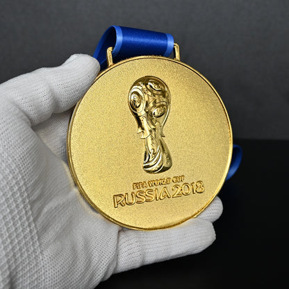 2018 FIFA World Cup Russia Champion Medal | 1:1 Replica Premium Alloy Collectible