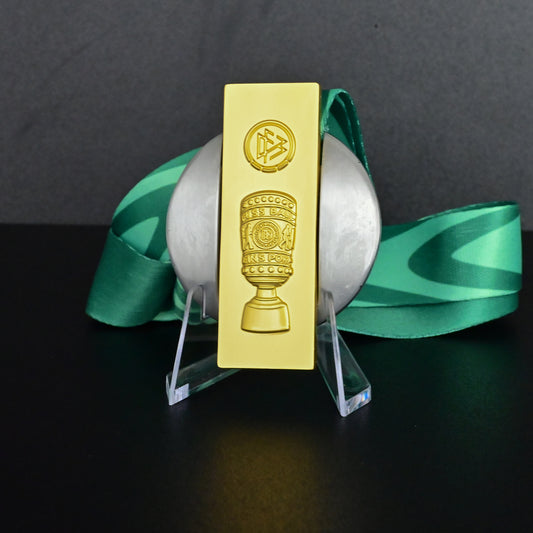 2022 DFB-Pokal Champions Medal RB Leipzig Berlin Final Football Collectible Memorabilia