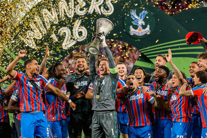 2026 UEFA Conference League Champions Medal Crystal Palace Leipzig Final Football Collectible Memorabilia