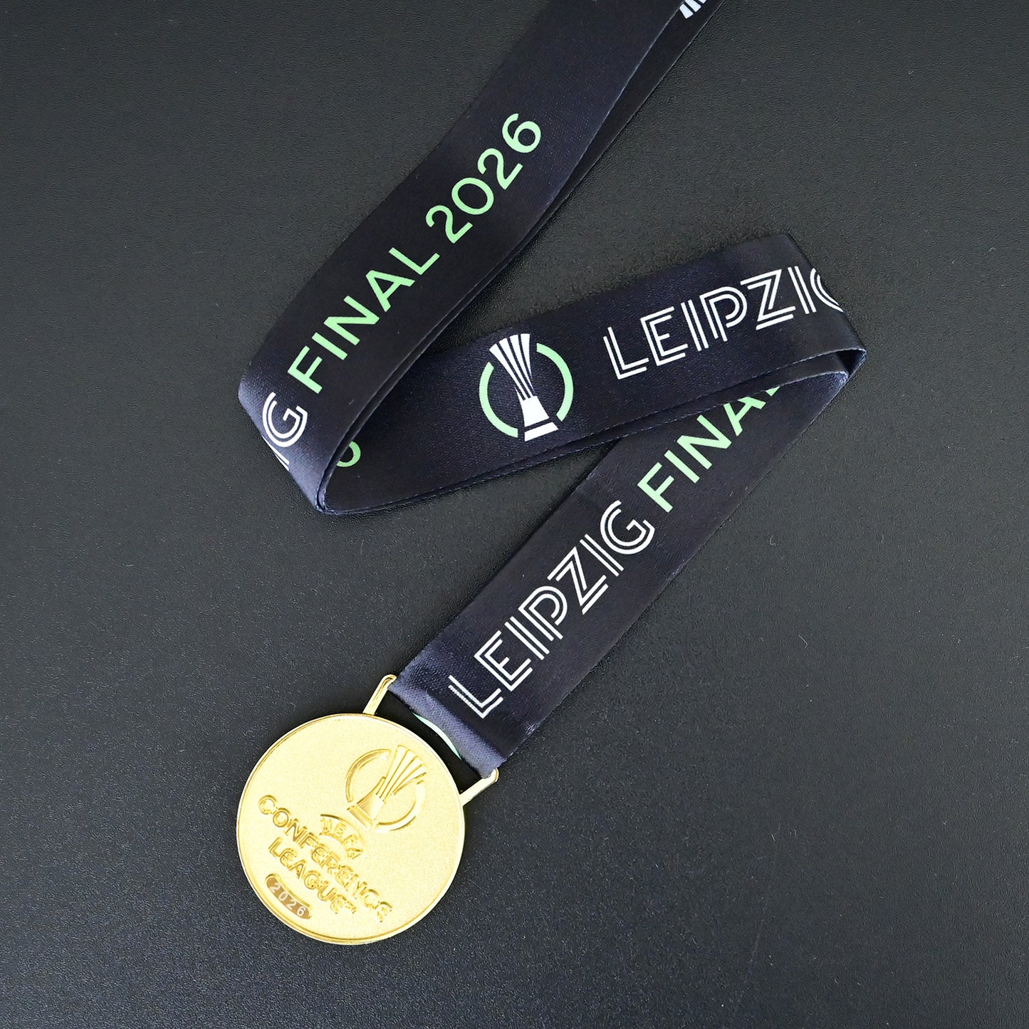 2026 UEFA Conference League Champions Medal Crystal Palace Leipzig Final Football Collectible Memorabilia