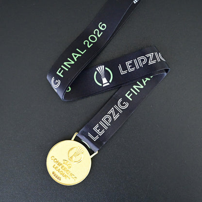 2026 UEFA Conference League Champions Medal Crystal Palace Leipzig Final Football Collectible Memorabilia