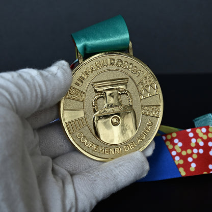 UEFA Euro 2024 Championship Medal | Spain Champion Collectible Replica Sports Memorabilia