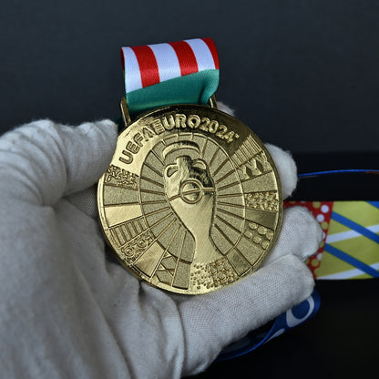 UEFA Euro 2024 Championship Medal | Spain Champion Collectible Replica Sports Memorabilia