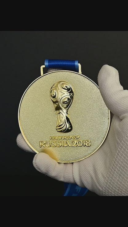 2018 FIFA World Cup Russia Champion Medal | 1:1 Replica Premium Alloy Collectible